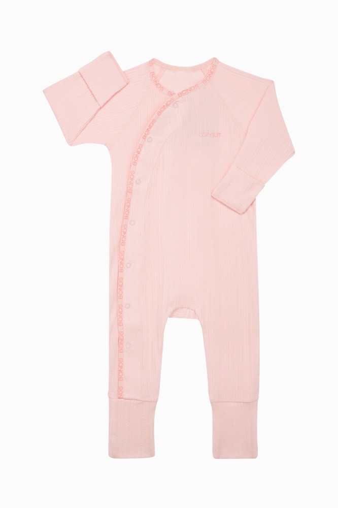 Bonds Pointelle Coverall Fairyfloss Baby Onesies Baby Bunting AU