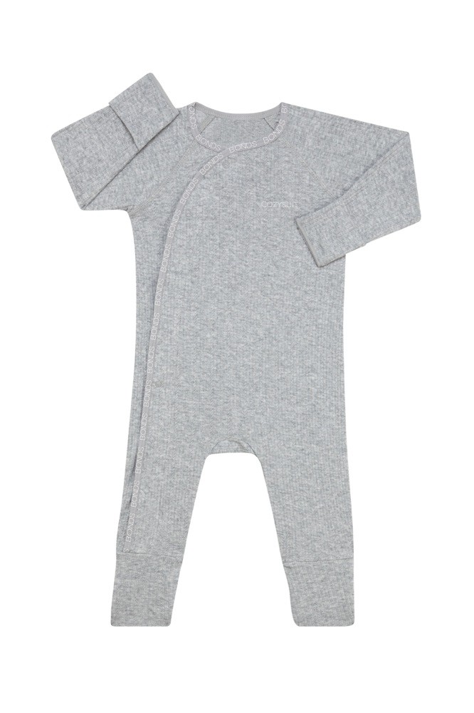 Bonds Pointelle Coverall Grey Size 00