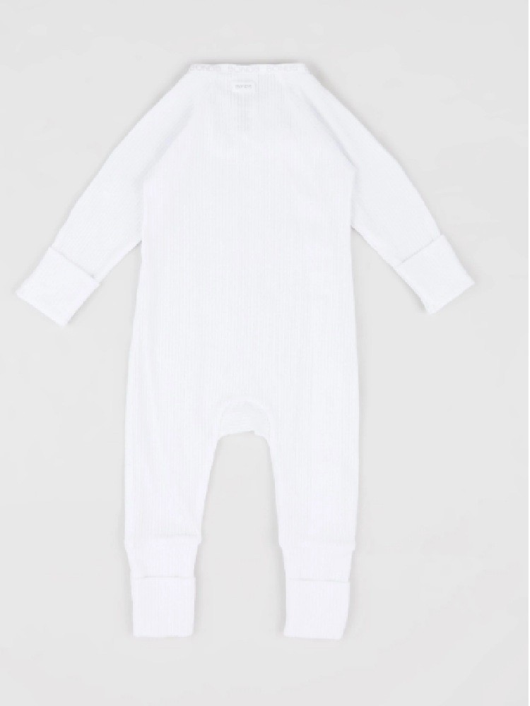 Bonds Pointelle Coverall White Baby Onesies Baby Bunting AU