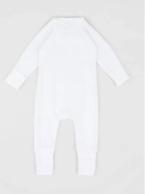 Bonds Pointelle Coverall White Baby Bunting NZ - Main Image