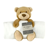 The Little Linen Company Blanket & Plush Toy Bear image 0