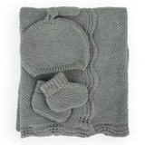 Little Bamboo Knit Gift Set Grey Marle image 0