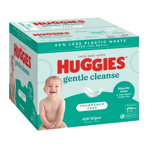Huggies Wipes Fragrance Free 400 Pack Baby Bunting AU