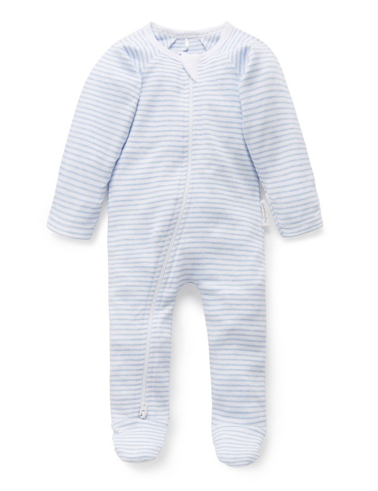 Purebaby Organic Zip Growsuit