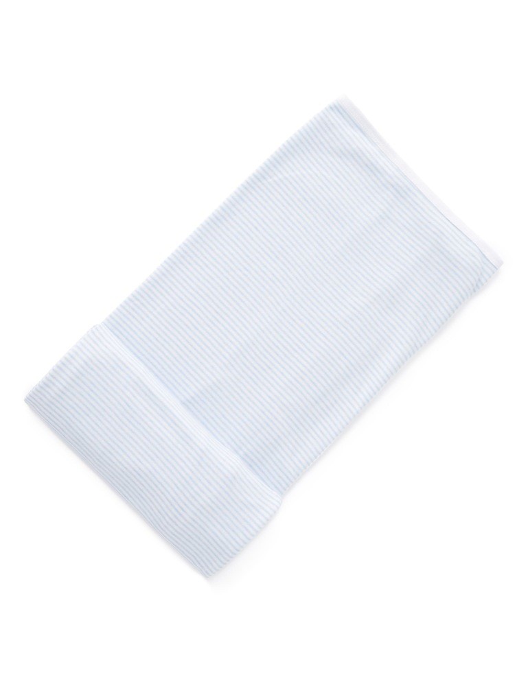 Purebaby Bunny Rug Blue Melange Stripe Pram & Baby Bunting AU