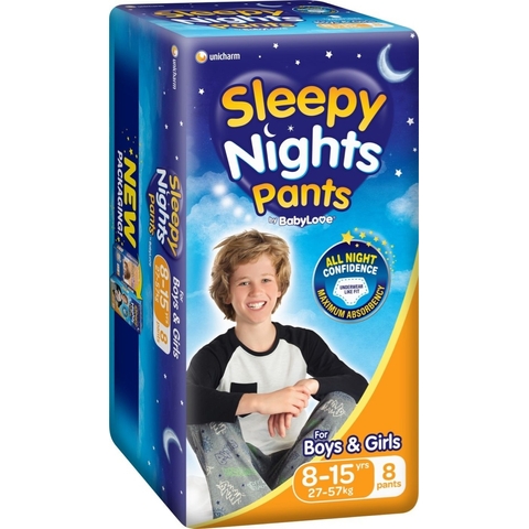 Babylove Sleepy Nights Overnight Pants Sizes 8-15 Years image 0 Large Image