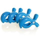 Dreambaby Stroller Clips 4pk Royal Blue image 0