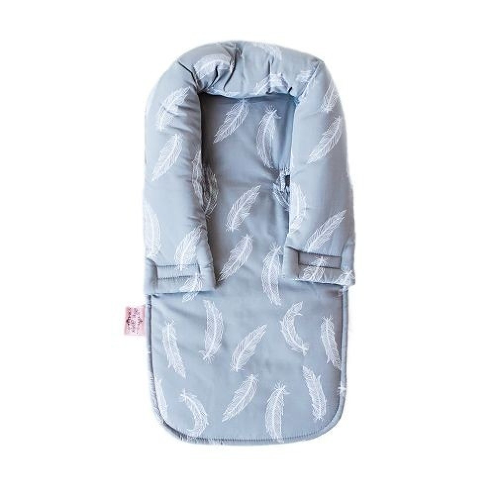 Bambella Infant Head Support Grey Feathers Baby Bunting NZ