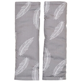Bambella Harness Cover Grey Feathers image 1