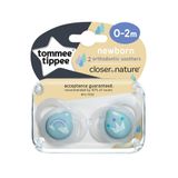 Tommee Tippee Closer To Nature Soother - Newborn - 0-2 Months - 2 Pack - Assorted image 1