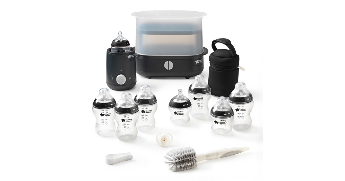 Tommee Tippee Essential Starter Kit Black Gen3 | Baby Bunting AU