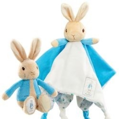 Beatrix Potter Peter Rabbit Rattle & Comforter Gift Set image 0 Large Image