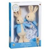 Beatrix Potter Peter Rabbit Rattle & Comforter Gift Set image 1