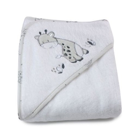 Bubba Blue Playtime Hooded Towel Grey