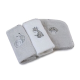 Bubba Blue Playtime Wash Cloth Grey 3 Pack image 0