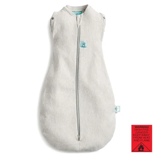 ergoPouch Cocoon Swaddle Bag Tog Grey Marle 0-3 Months Baby