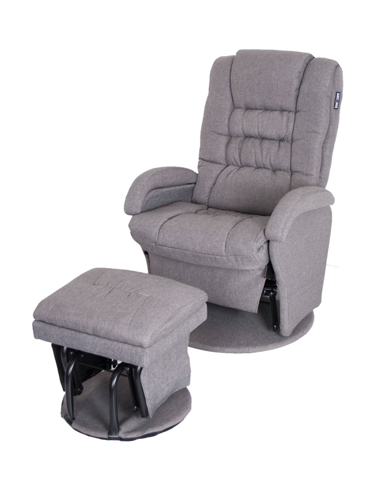 Love N Care Freedom Glider Chair Gray, Baby Bunting Recliner Chairs