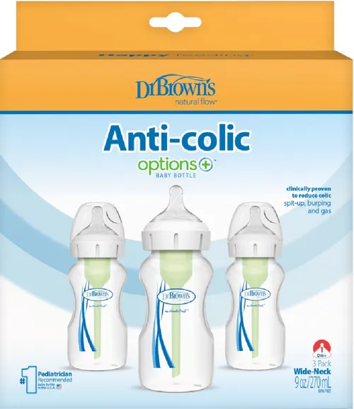 Dr Browns Options+ Wide Neck Bottle 270ml Pack Baby Bunting AU