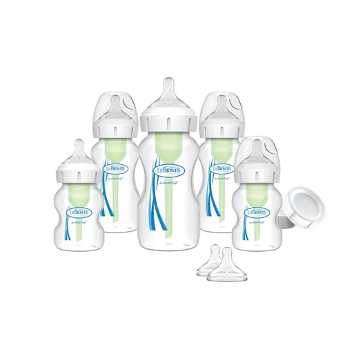 Dr Browns Options+ Wide Neck Newborn Feeding Set Baby Bunting AU