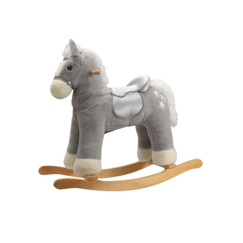 Babylo Rocking Horse With Sound Horse Grey image 0 Large Image