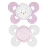 Chicco Physio Comfort Soother 0-6 Months 2 Pack Pink image 0
