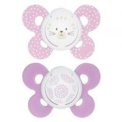 Chicco Physio Comfort Soother 6-16 Months 2 Pack Pink image 0 Large Image