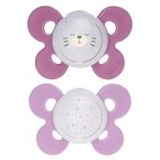 Chicco Physio Comfort Soother 16-36 Months 2 Pack Pink image 0