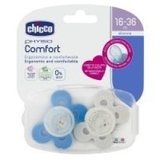 Chicco Physio Comfort Soother 16-36 Months 2 Pack Blue image 1