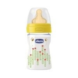 Chicco Well Being Bottle with Latex 0 Months+ Teat 150ml Unisex image 1
