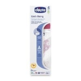 Chicco Well Being Bottle with Latex 4 Months+ Teat 330ml Girl