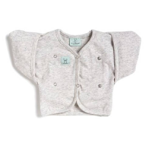 Ergopouch Butterfly Cardi 0.2 Tog Grey Marle 2-6 Months image 0 Large Image