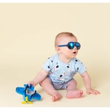 Frankie Ray Baby Pilot Sunglasses Matte Blue image 1
