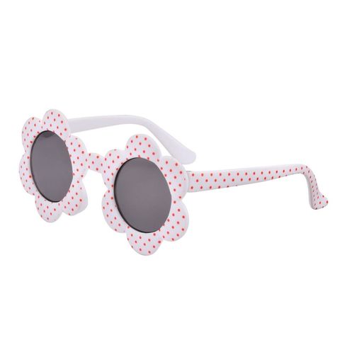 Frankie Ray Baby Daisy Sunglasses White/Red Spot image 0 Large Image