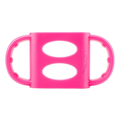 Dr Browns Narrow Neck Silicone Handles Pink image 0 Large Image