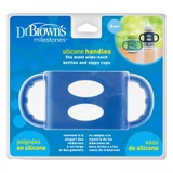 Dr Browns Wide Neck Silicone Handles Blue image 1