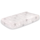 4Baby Change Pad Cover Velour Grey Star image 1