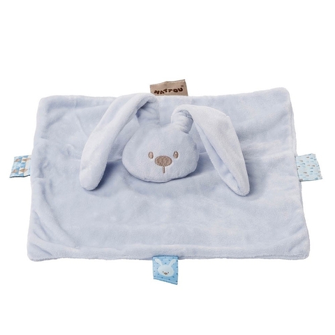 Nattou Lapidou Collection Doudou Comforter Bunny Blue image 0 Large Image