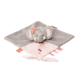 Nattou Doudou Comforter Adele The Elephant Pink/Grey