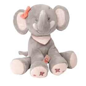 Nattou Cuddly Adele The Elephant Pink/Grey