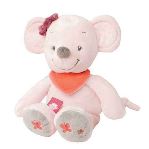 Nattou Cuddly Valentine The Mouse Pink/Grey image 0 Large Image