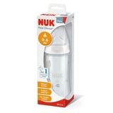 NUK First Choice Plus Bottle - Glass - 240ml - 0-6Months - Assorted image 0