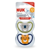 NUK Soother - Space - 0-6 Months - 2 Pack - Assorted image 1