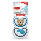 NUK Soother - Space - 6-18 Months - 2 Pack - Assorted image 1