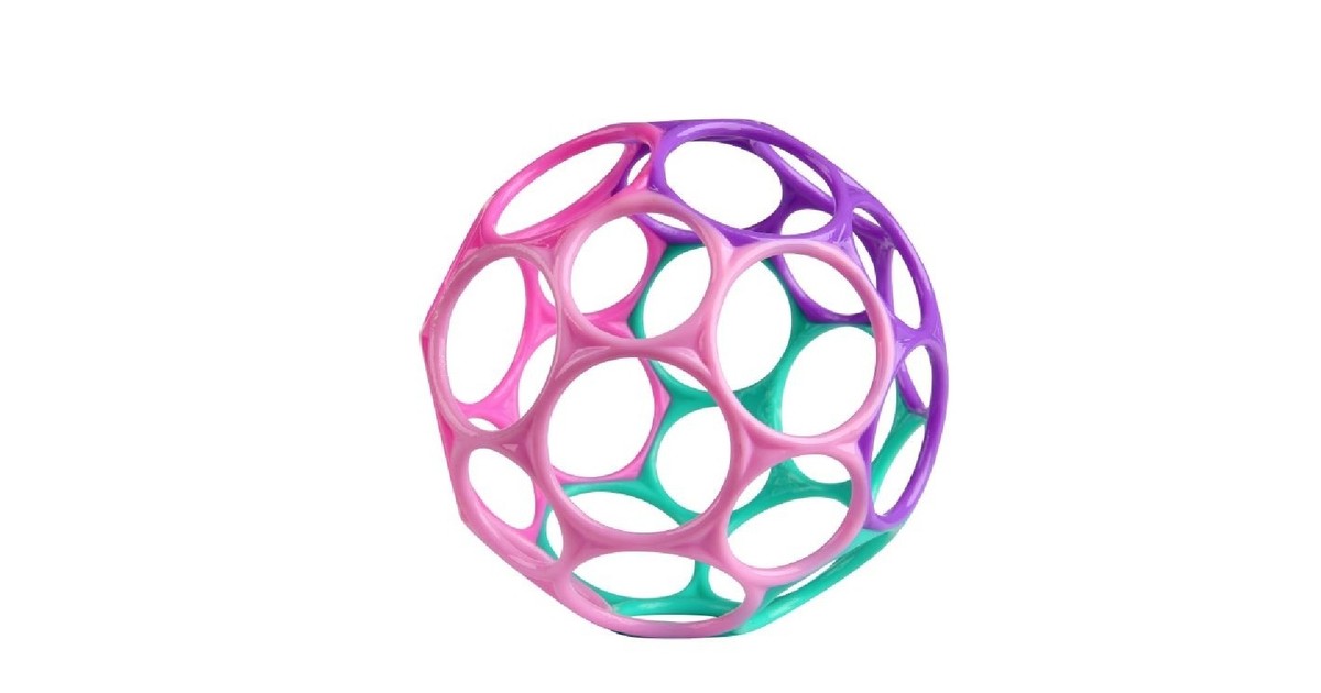 Oball 4" Classic Pink/Purple | Baby Bunting NZ