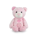 Korimco Patches Teddy Bear 38cm Pink image 0