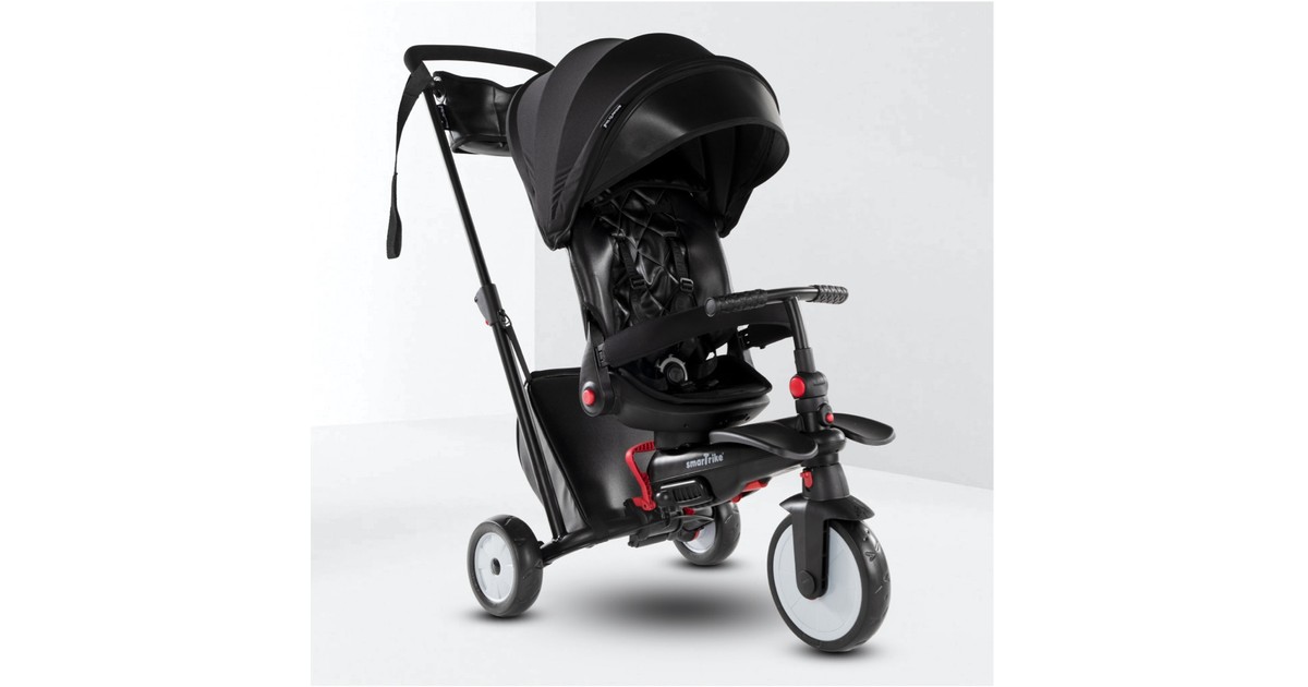 SmarTrike STR7 in Folding Trike Urban Black Baby Bunting NZ