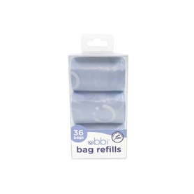 Ubbi On-the-Go Disposable Nappy Bag Refills - 3 Pack - Grey