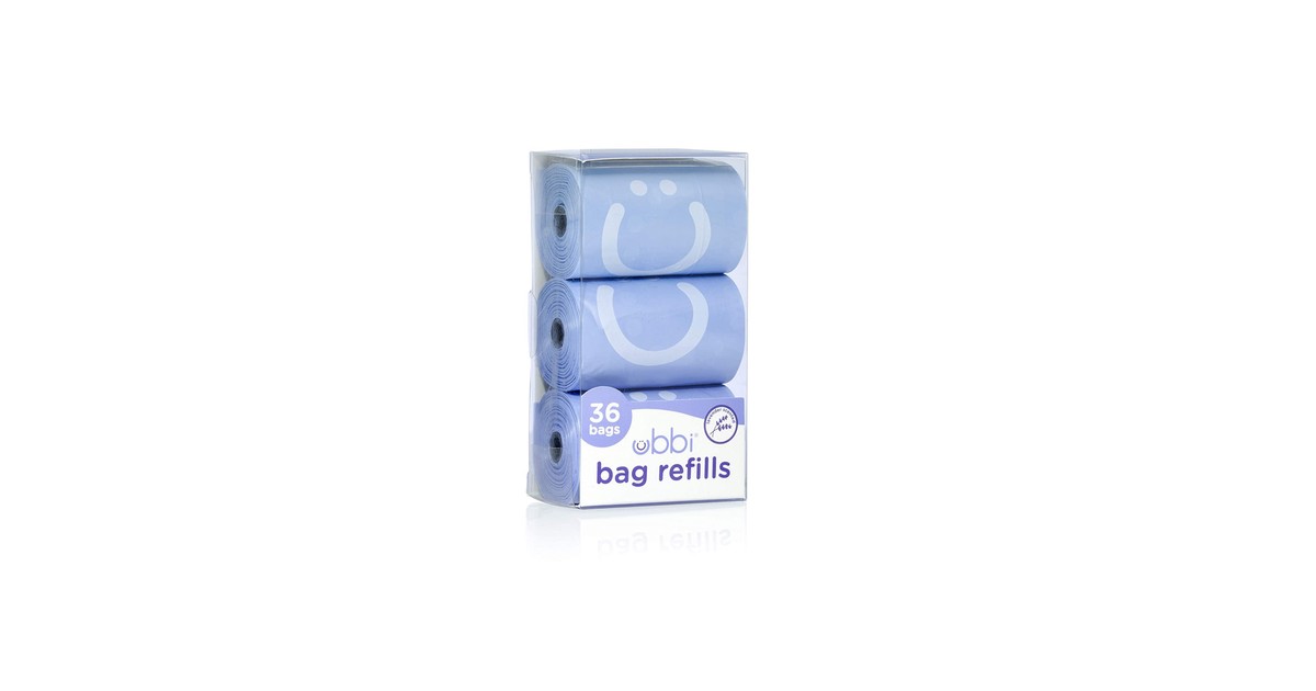 Ubbi On-The-Go Disposable Nappy Bag Refills 3 Pack