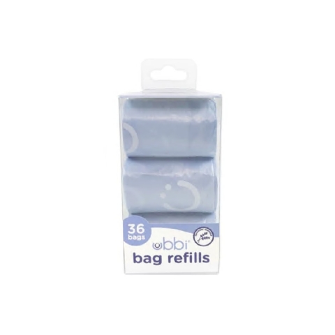 Ubbi On-the-Go Disposable Nappy Bag Refills - 3 Pack - Grey image 0 Large Image
