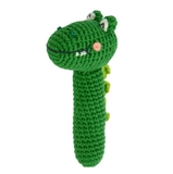 Weegoamigo Crochet Rattle Curious Croc image 0